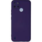 Buğz Realme C25Y Kılıf Nano Içi Kadife Silikon - Mor