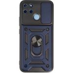Buğz Realme C25Y Kılıf Pars Lens Yüzüklü Silikon - Lacivert