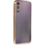 Buğz Samsung Galaxy A14 4g Kılıf Razer Lensli Silikon - Gold