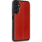 Buğz Samsung Galaxy A16 5g Kılıf Flip Cover - Kırmızı