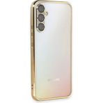 Buğz Samsung Galaxy A54 5g Kılıf Razer Lensli Silikon - Gold