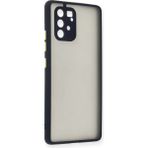 Buğz Samsung Galaxy A91 / S10 Lite Kılıf Montreal Silikon Kapak - Lacivert