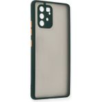 Buğz Samsung Galaxy A91 / S10 Lite Kılıf Montreal Silikon Kapak - Yeşil