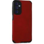 Buğz Samsung Galaxy M34 5g Kılıf Loop Deri Silikon - Kırmızı