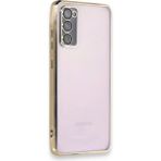 Buğz Samsung Galaxy S20 Fe Kılıf Razer Lensli Silikon - Gold