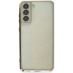 Buğz Samsung Galaxy S21 Fe Kılıf Razer Lensli Silikon - Gold
