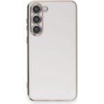 Buğz Samsung Galaxy S23 Plus Kılıf Volet Silikon - Beyaz