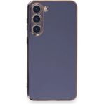 Buğz Samsung Galaxy S23 Plus Kılıf Volet Silikon - Mavi