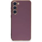 Buğz Samsung Galaxy S23 Plus Kılıf Volet Silikon - Mor