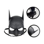Buğz Siyah Çocuk Batman Maskesi Lastikli