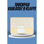 Buğz Touchpad Tüm Cihazlara Uyumlu Bluetooth Klavye Touchpad Slim Kablosuz Wifi Q Klavye