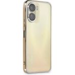 Buğz Vivo Y16 Kılıf Razer Lensli Silikon - Gold