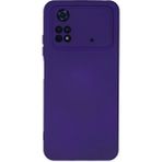 Buğz Xiaomi Poco M4 Pro 4g Kılıf Nano Içi Kadife Silikon - Mor