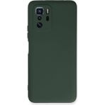 Buğz Xiaomi Poco X3 Gt Kılıf Nano Içi Kadife Silikon - Koyu Yeşil