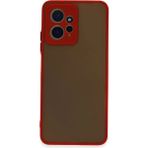 Buğz Xiaomi Redmi Note 12 4g Kılıf Montreal Silikon Kapak - Kırmızı