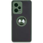 Buğz Xiaomi Redmi Note 12 5g Kılıf Montreal Yüzüklü Silikon Kapak - Yeşil