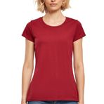 Build Your Brand Basic Tee Kısa Kollu Yuvarlak Yaka Burgundy Bordo Kadın T-shirt