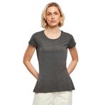 Build Your Brand Basic Tee Kısa Kollu Yuvarlak Yaka Charcoal Kadın T-shirt