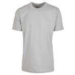 Build Your Brand Basic Yuvarlak Yaka Gri Erkek T-shirt