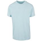 Build Your Brand Basic Yuvarlak Yaka Mavi Ocean Blue Erkek T-shirt