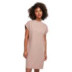 Build Your Brand Ladies Extended Shoulder Dress Duskrose Kadın Elbise