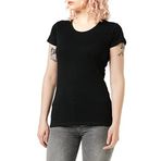 Build Your Brand Ladies Merch Tee Siyah Kadın T-shirt