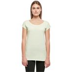 Build Your Brand Ladies Wide Neck Tee Lightmint Kadın T-shirt