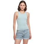 Build Your Brand Racer Back Top Askılı Oceanblue Kadın T-Shirt
