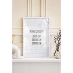 Buka Shops Beyaz Tablo & Fotoğraf Çerçevesi (15x21, 30x40, 50x70cm Seçenekli) - Modern, Şık Tekli Tablo Çerçeve