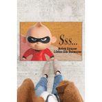 Buket Home Bebek Uyuyor Kapı Önü Paspası Dekoratif Kapı Paspası Dış Mekân Paspas Ev Içi Paspası 45X70CM - Renkli - 30 x 60 cm