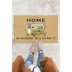 Buket Home Karavan Apı Önü Paspası Dekoratif Kapı Paspası Dış Mekân Paspas Ev Içi Paspası 45X70CM - Renkli - 30 x 60 cm
