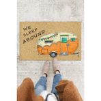 Buket Home Karavan Kapı Önü Paspası Dekoratif Kapı Paspası Dış Mekân Paspas Ev Içi Paspası 45X70CM - Renkli - 30 x 60 cm