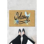 Buket Home Welcome Kapı Önü Paspası Dekoratif Kapı Paspası Dış Mekân Paspas Ev Içi Paspası 45X70CM - Renkli - 30 x 60 cm