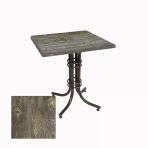 Buket Kare Esb Masa 60X60cm - (Werzalit, Wermodin Ve Allzalit Tabla) - Old Pine
