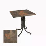 Buket Kare Esb Masa 80X80cm - (Werzalit, Wermodin Ve Allzalit Tabla) - Metalic Oxid 1