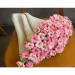 Buket Şal Battaniye - Pembe - 45cm