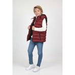 Buket Tekstil Bordo Erkek Çocuk Çift Cepli Ekstra Elyaf Dolumlu Şişme Yelek