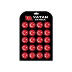 Buket VATAN ÇANTA ROZETİ - ATATÜRK-