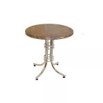 Buket Yuvarlak Masa Çap 60Cm - (Werzalit, Wermodin Ve Allzalit Tabla) - Rustik Dark