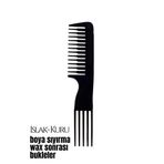 Bukleli Saç Fön Wax Sonrası Tarak Karbon Nano Absolute Professional