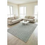 Bukleli Yumuşak Post-Peluş Gri Halı Salon Halısı Mutfak Halısı Kesme Halı Yolluk Leke Tutmaz Halı