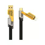 Bukrem Store İn 1 Çoklu Usb Şarj Kablosu: 1M, Type C To Lightning Örgü Şarj Kablosu Usb A/Usb C 65W Tip C/27