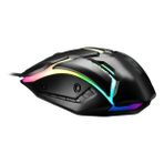 Bukrem Store LED Işıklı USB Kablolu Oyuncu Gaming Mouse – 1600 Dpı, Rgb Aydınlatmalı Ergonomik Tasarım - Siyah