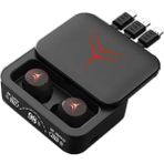 Bukrem Store M88 Tws 3 Kablo Şarj Kutusu Ile Kablosuz Bluetooth Kulaklık LED Ekran Mic Ile M88 Earbuds E