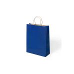 Büküm Saplı Kağıt Çanta Lacivert 25X12x31 12 Li