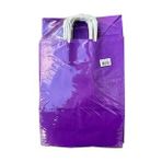 Büküm Saplı Kraft Kağıt Çanta Karton Hediyelik Poşet Torba - Mor - 18x24 Cm. - 25 Adetlik 2 Paket