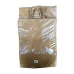 Büküm Saplı Kraft Kağıt Çanta Karton Hediyelik Poşet Torba - Sarı - 18x24 Cm. - 25 Adetlik 2 Paket