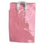 Büküm Saplı Kraft Kağıt Karton Hediye Çanta Poşet Torba - Pembe - 25x31 Cm. - 25 Adetlik 2 Paket