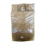 Büküm Saplı Kraft Kağıt Karton Hediyelik Çanta Poşet Torba - Sarı - 25x31 Cm. - 25 Adetlik 4 Paket