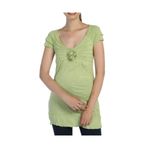 BULALGİY BGA007174 Kadın Kiwi Tişört